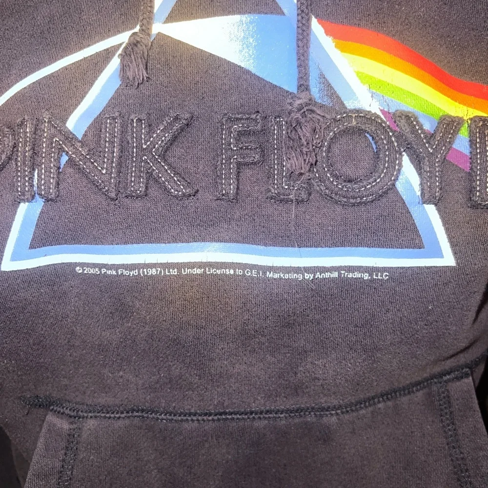 Pink Floyd Dark Blue hoodie from the album Dark Side of the Moon - Picture 2 of 5